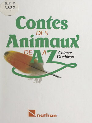 cover image of Contes des animaux de a à Z